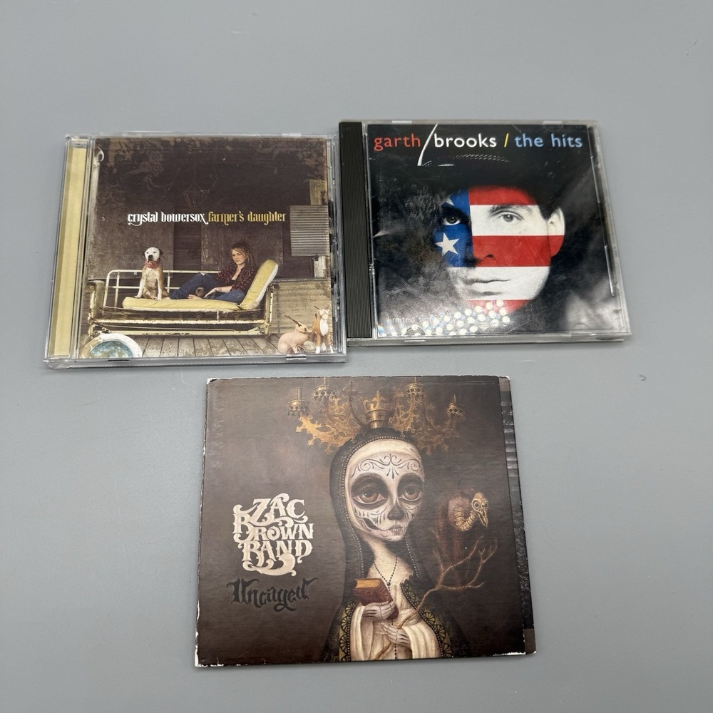 Country CD Lot 3 CDS 2010's Zac‎ Brown Band Garth Brooks Crystal Bowersox